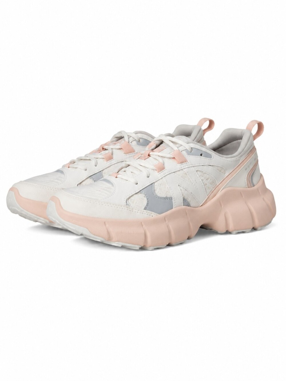 NEW Merrel Clover Tech Sneakers Hiking Women's Size 7 Cream/Pink Trainers
